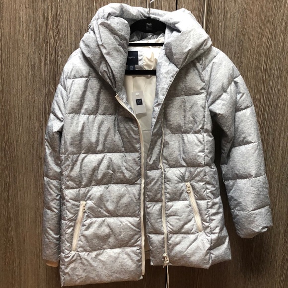 gap rainbow puffer jacket